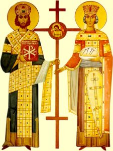 Sfinții Mari Împărați și întocmai cu Apostolii Constantin și mama sa, Elena